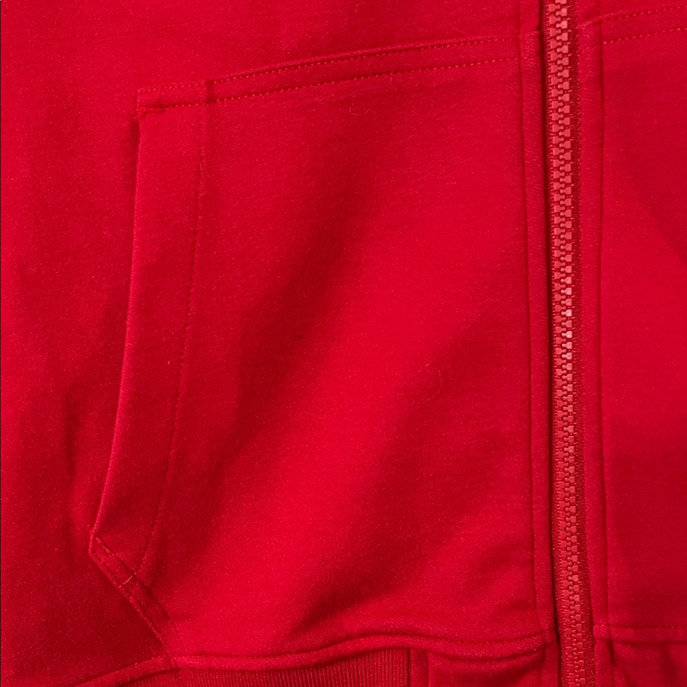 Billionaire Boys Club Red Full Zip Hooded Sweatshirt - Size Medium - Picture 9 of 15